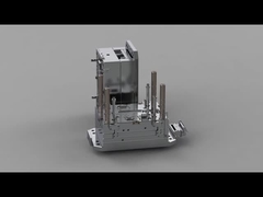 투명 셋 견딜수 있는 휴대폰 배터리 커버 (1*1) / 핫 러너 / 3판은 No.23691&23692를 성형합니다