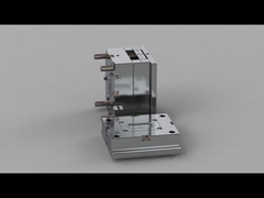 투명한 폴더형 전화 표지 (1*1) / 둘 플레이트 주형 / 냉각 러너 No.21869