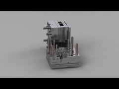 투명한 폴더형 전화 뒷면 커버 (1*1) / 냉각 러너 / 3판은 No.21870을 성형합니다