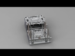 투명한 배터리 커버 (1*1) / 3판 주형 / 냉각 러너 No.22683-B