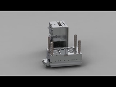 투명한 스마트 워치 토대 하부 하우징 (1*4)/ 냉각 러너 / 3판은 No.23305를 성형합니다