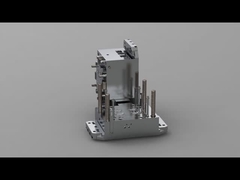 투명한 스마트 워치 하부 하우징 (1*4) / 냉각 러너 / 3판은 No.23309와 23310을 성형합니다