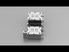 이어폰 장입 바가지 / 둘 플레이트 주형 / 핫 러너 No.24198의 내부 커버를 낮추세요